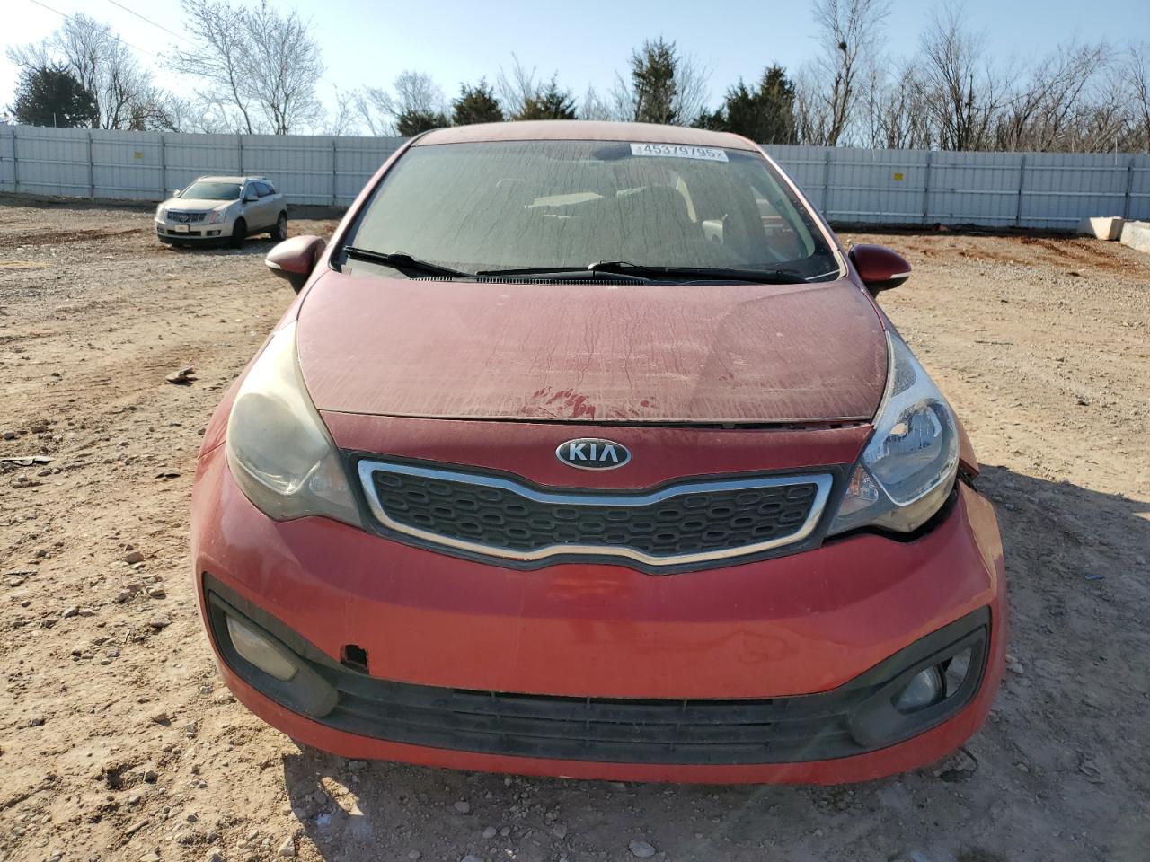 2014 KIA Rio VIN KNADN4A32E6363520 Copart auction photo, rear end / front end damage thumbnail 5
