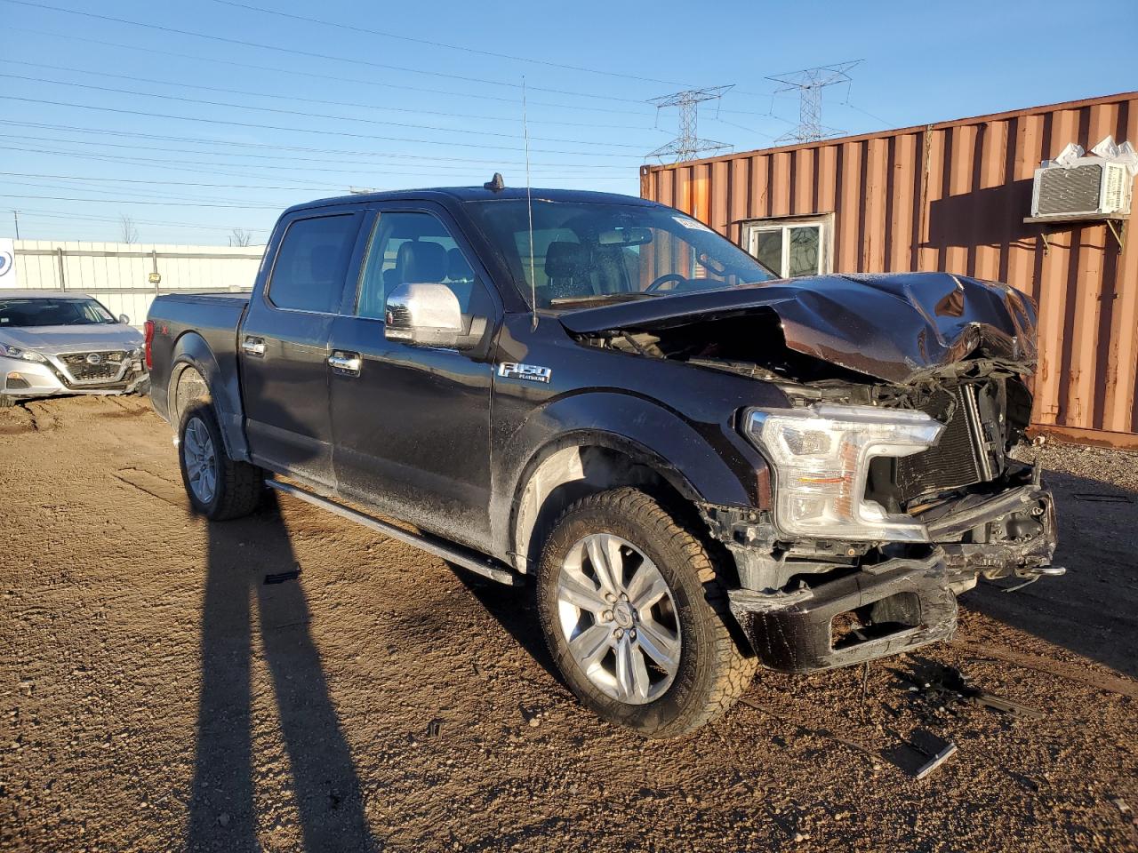 2019 Ford F-150 VIN 1FTEW1E44KFC10705 Copart auction photo, front end damage thumbnail 4