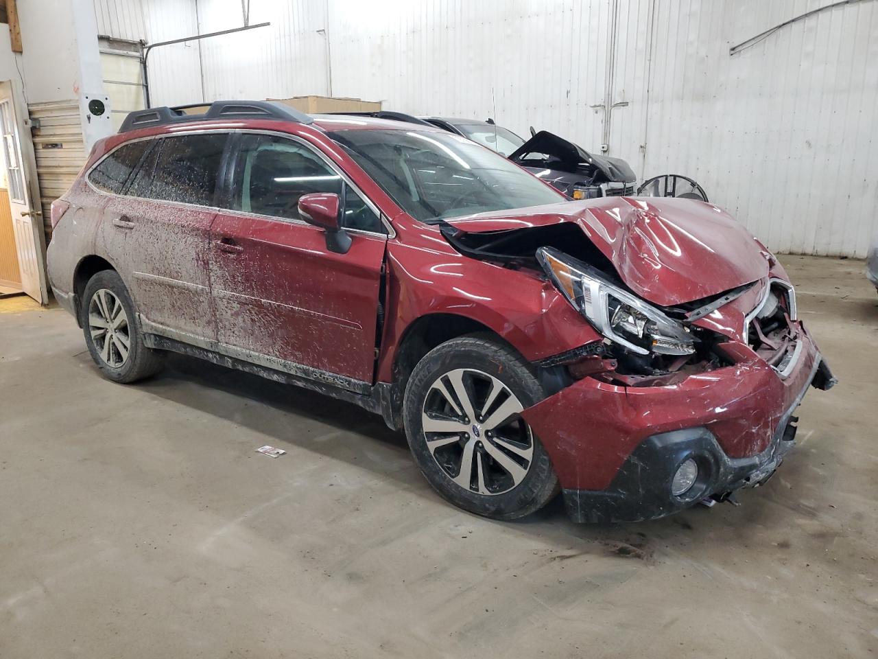 2018 Subaru Outback VIN 4S4BSAKC2J3270150 Copart auction photo, front end damage thumbnail 4