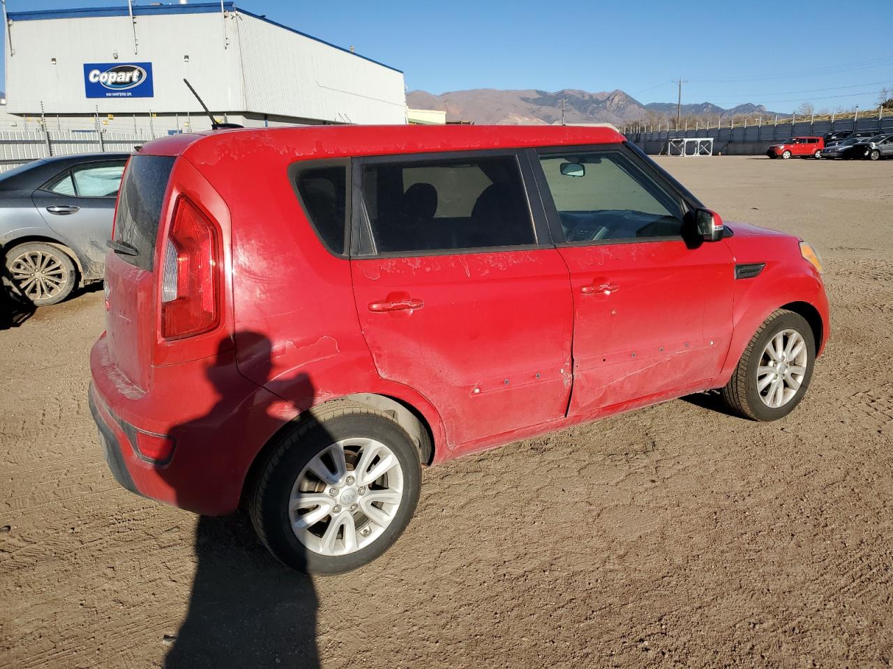 2012 KIA Soul VIN KNDJT2A64C7394804 Copart auction photo, rear end / side damage thumbnail 3