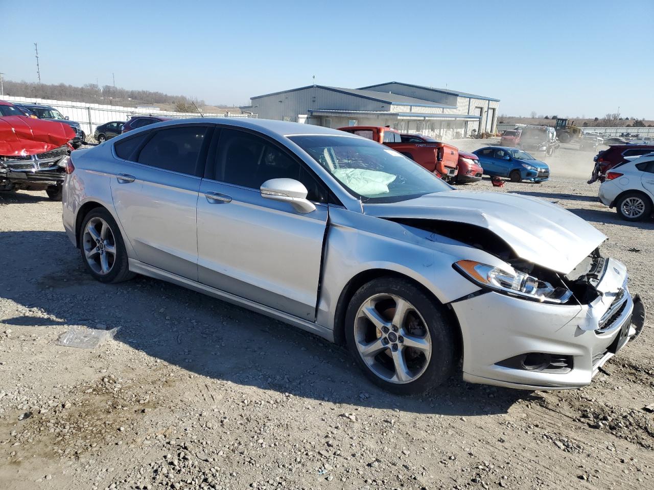2014 Ford Fusion VIN 1FA6P0H79E5397795 Copart auction photo, front end damage thumbnail 4