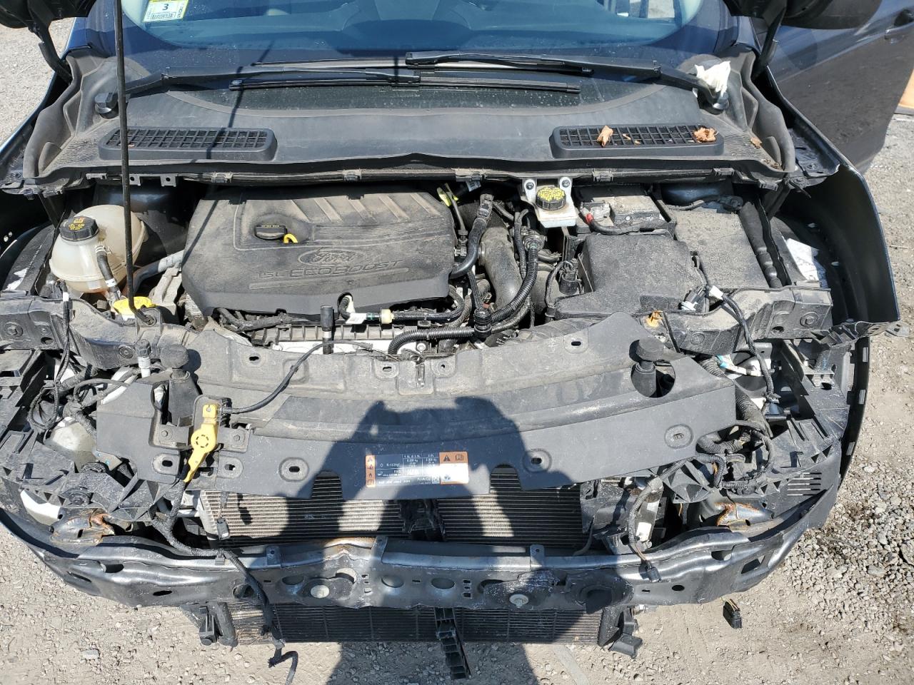 2017 Ford Escape VIN 1FMCU9GD1HUE81858 Copart auction photo, front end damage thumbnail 12
