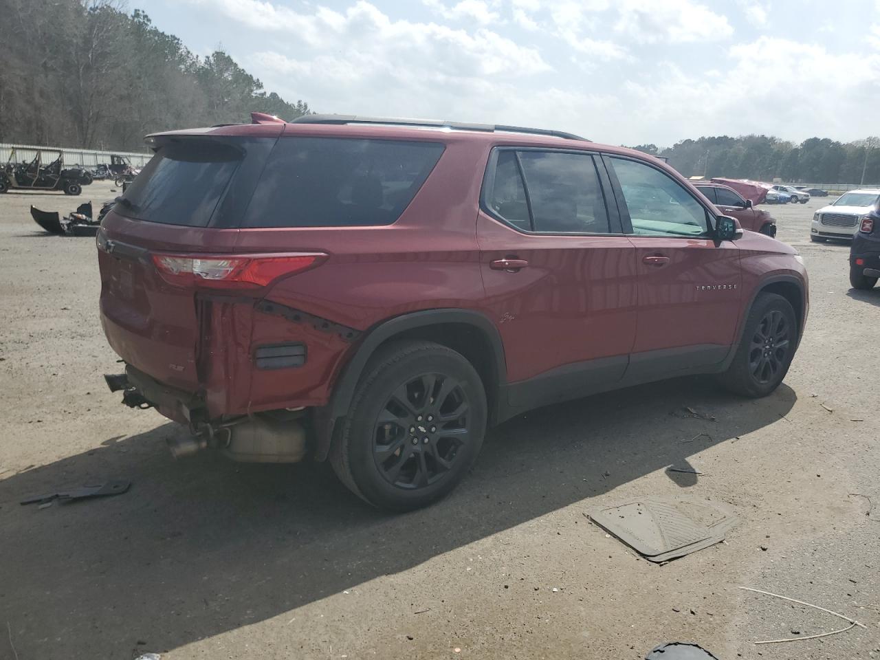2020 Chevrolet Traverse VIN 1GNERJKW1LJ186902 Copart auction photo, rear end / minor dent/scratches damage thumbnail 3
