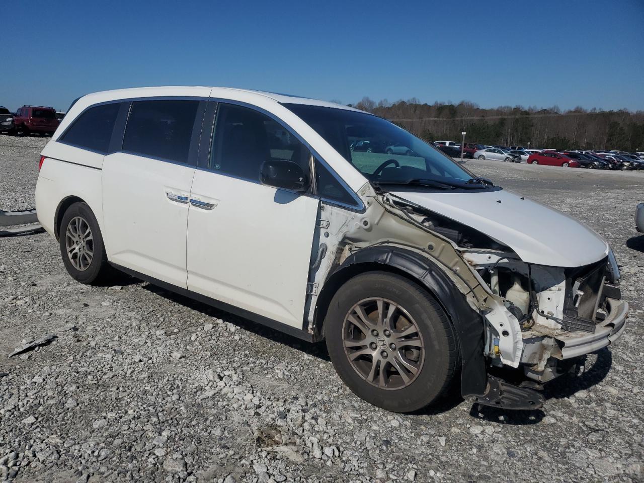 2012 Honda Odyssey VIN 5FNRL5H60CB001773 Copart auction photo, front end damage thumbnail 4
