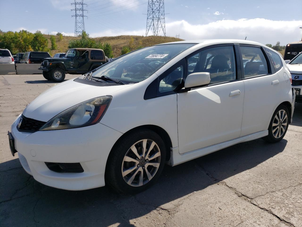2012 Honda Fit VIN JHMGE8H51CC019012