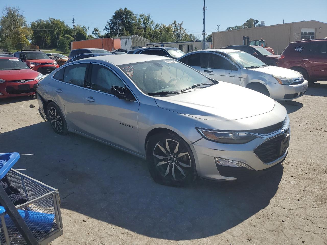 2021 Chevrolet Malibu VIN 1G1ZG5ST3MF059241 Copart auction photo, side / undercarriage damage thumbnail 4