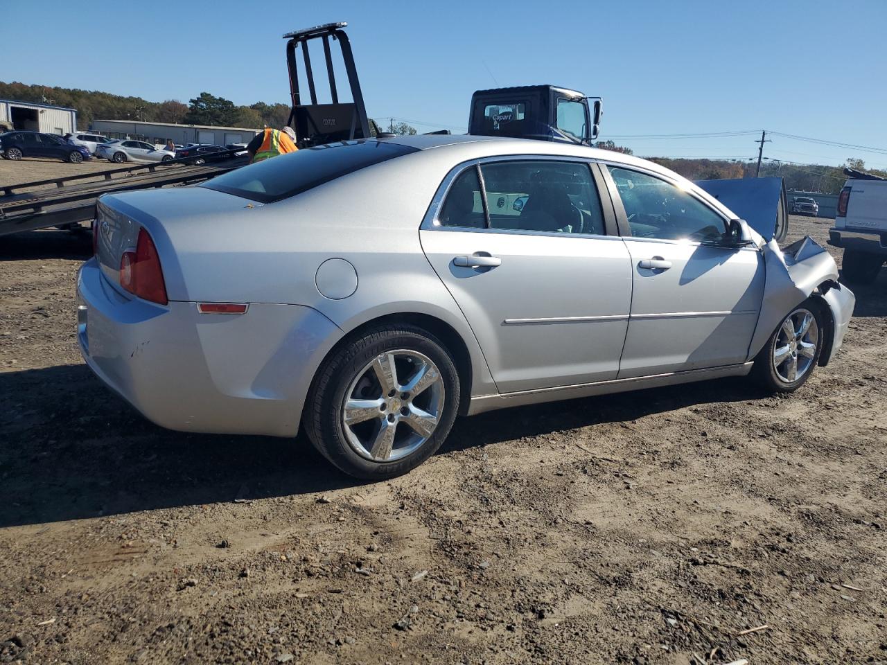 2011 Chevrolet Malibu VIN 1G1ZD5E16BF331412 Copart auction photo, front end / side damage thumbnail 3