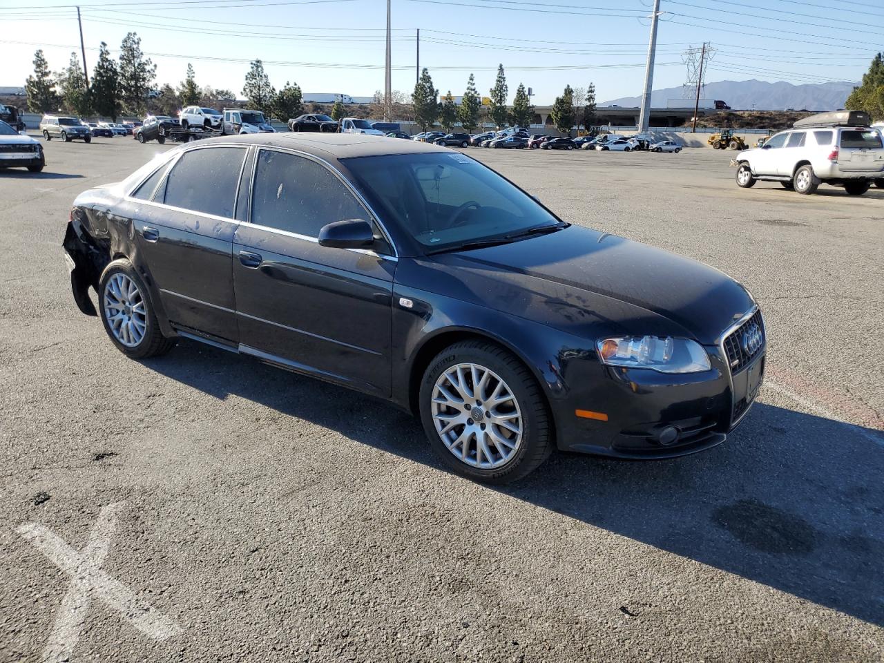 2008 Audi A4 VIN WAUDF78E08A160875 Copart auction photo, rear end damage thumbnail 4