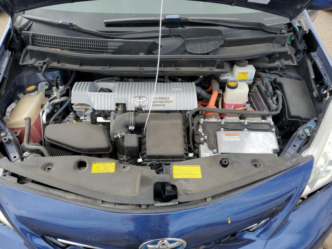 2012 Toyota Prius VIN JTDZN3EU8C3041808 Copart auction photo, front end damage thumbnail 11