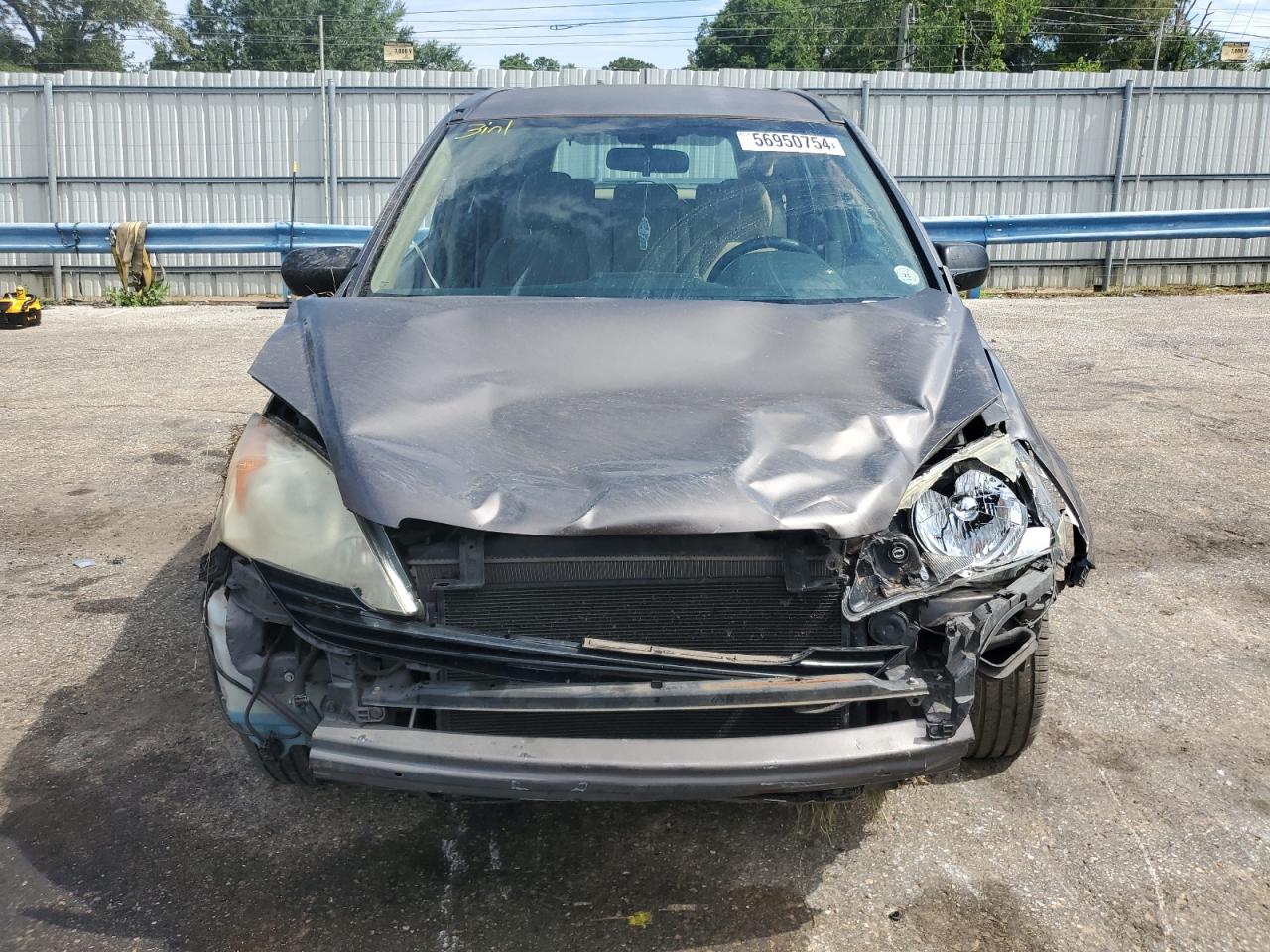 2009 Honda CR-V VIN 3CZRE38339G703734 Copart auction photo, front end / side damage thumbnail 5