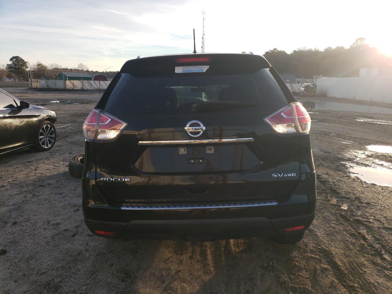 2016 Nissan Rogue VIN KNMAT2MV0GP636903 Copart auction photo, front end / side damage thumbnail 6