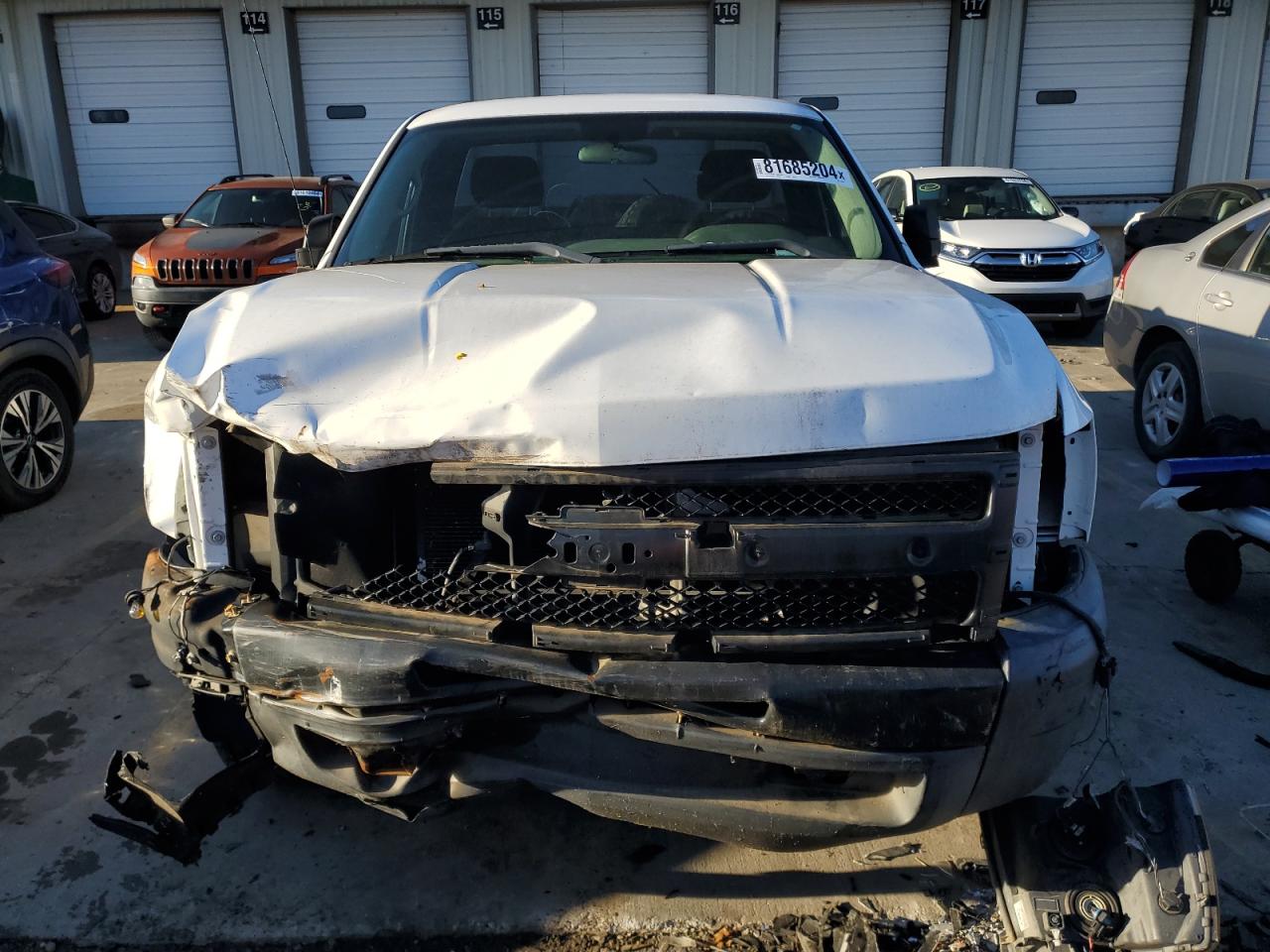 2011 Chevrolet Silverado VIN 1GCNCPEX8BZ159164 Copart auction photo, front end damage thumbnail 5