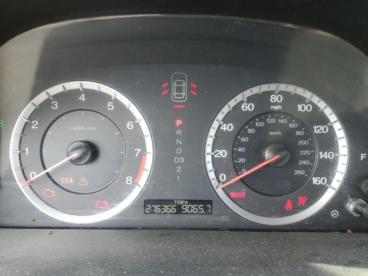 2009 Honda Accord VIN 1HGCP26779A156053 Copart auction photo, all over damage thumbnail 9