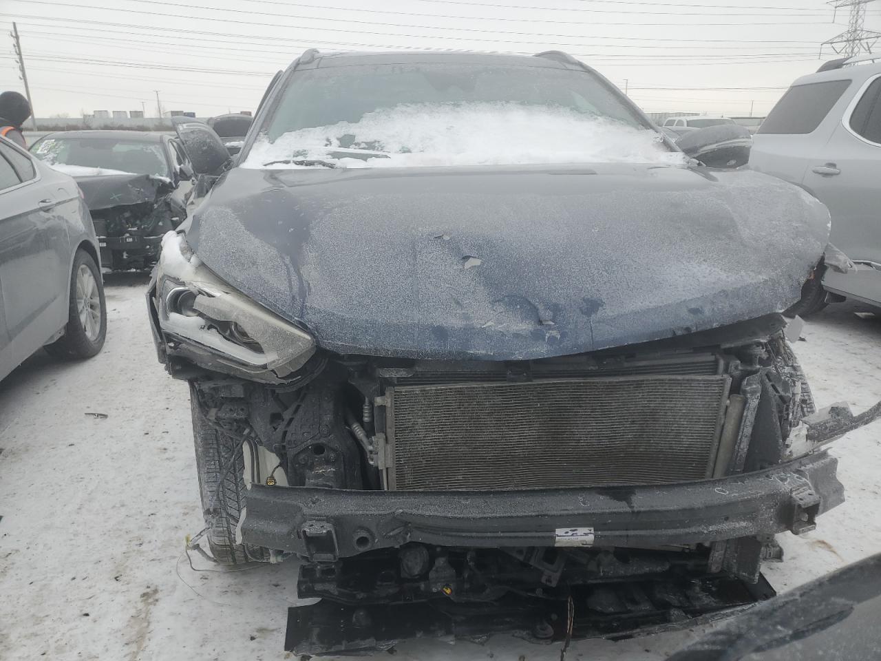 2017 Hyundai Santa Fe VIN KM8SR4HFXHU216131 Copart auction photo, all over damage thumbnail 5
