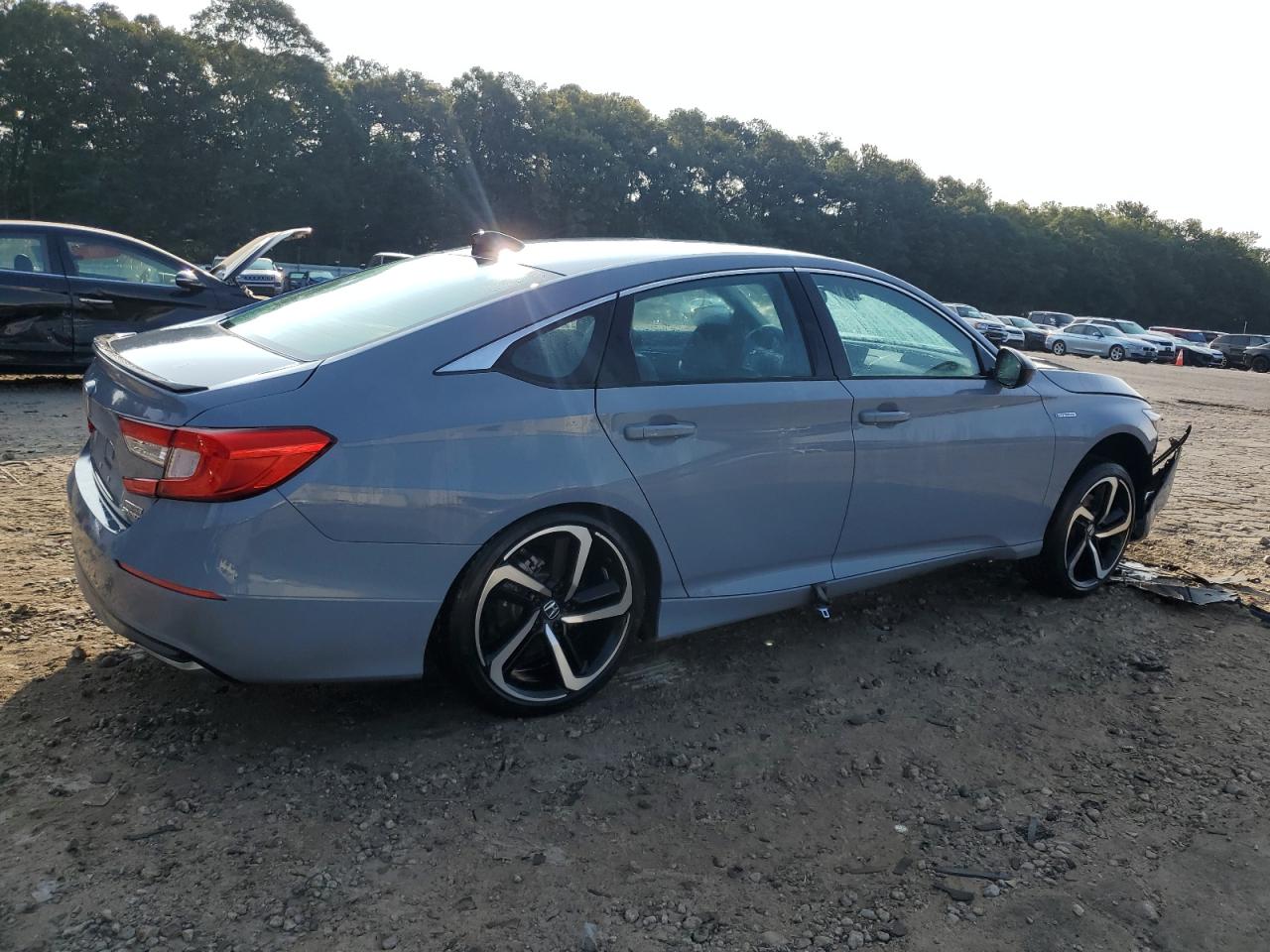 2022 Honda Accord VIN 1HGCV3F22NA020245 Copart auction photo, front end / side damage thumbnail 3