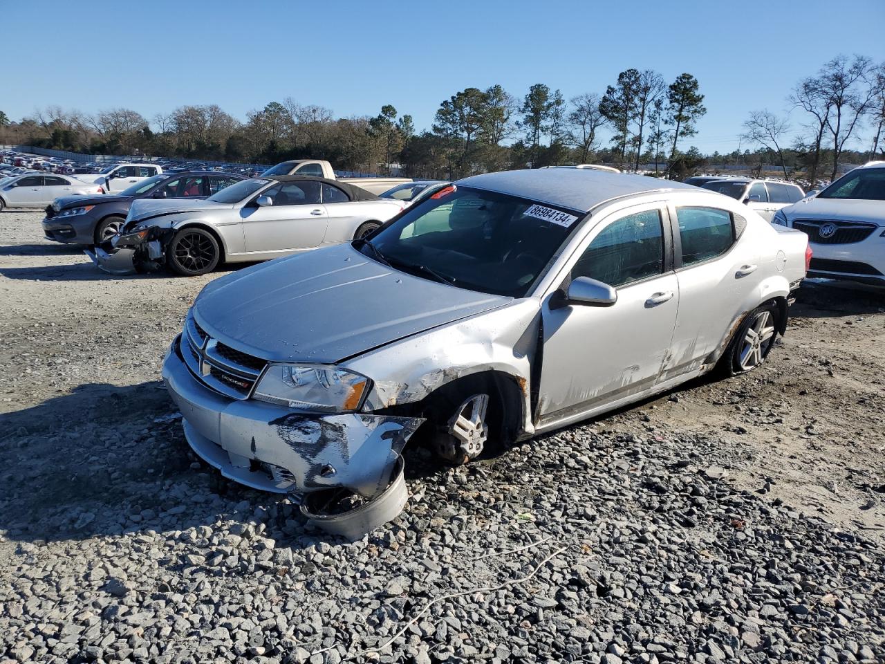 2012 Dodge Avenger VIN 1C3CDZCB0CN196522