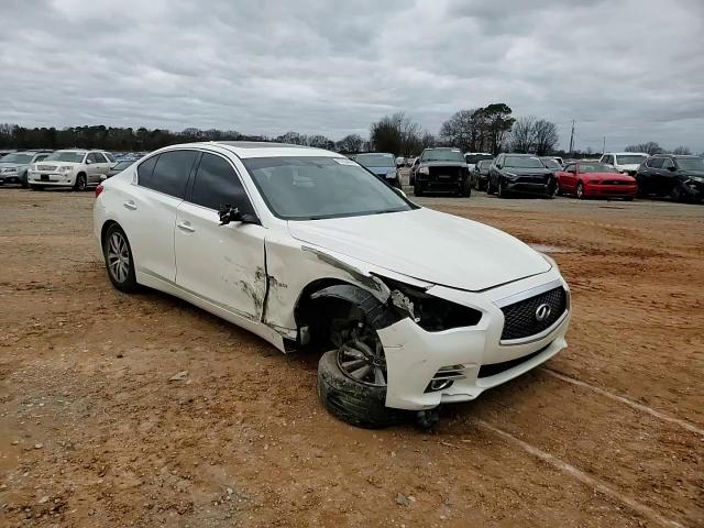 2017 Infiniti Q50 VIN JN1EV7AP8HM730211 Copart auction photo, front end / side damage thumbnail 14