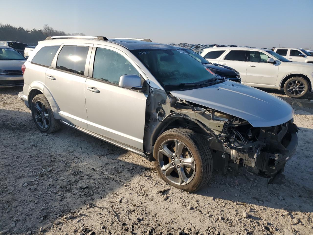 2014 Dodge Journey VIN 3C4PDCGG2ET280179 Copart auction photo, front end / minor dent/scratches damage thumbnail 4