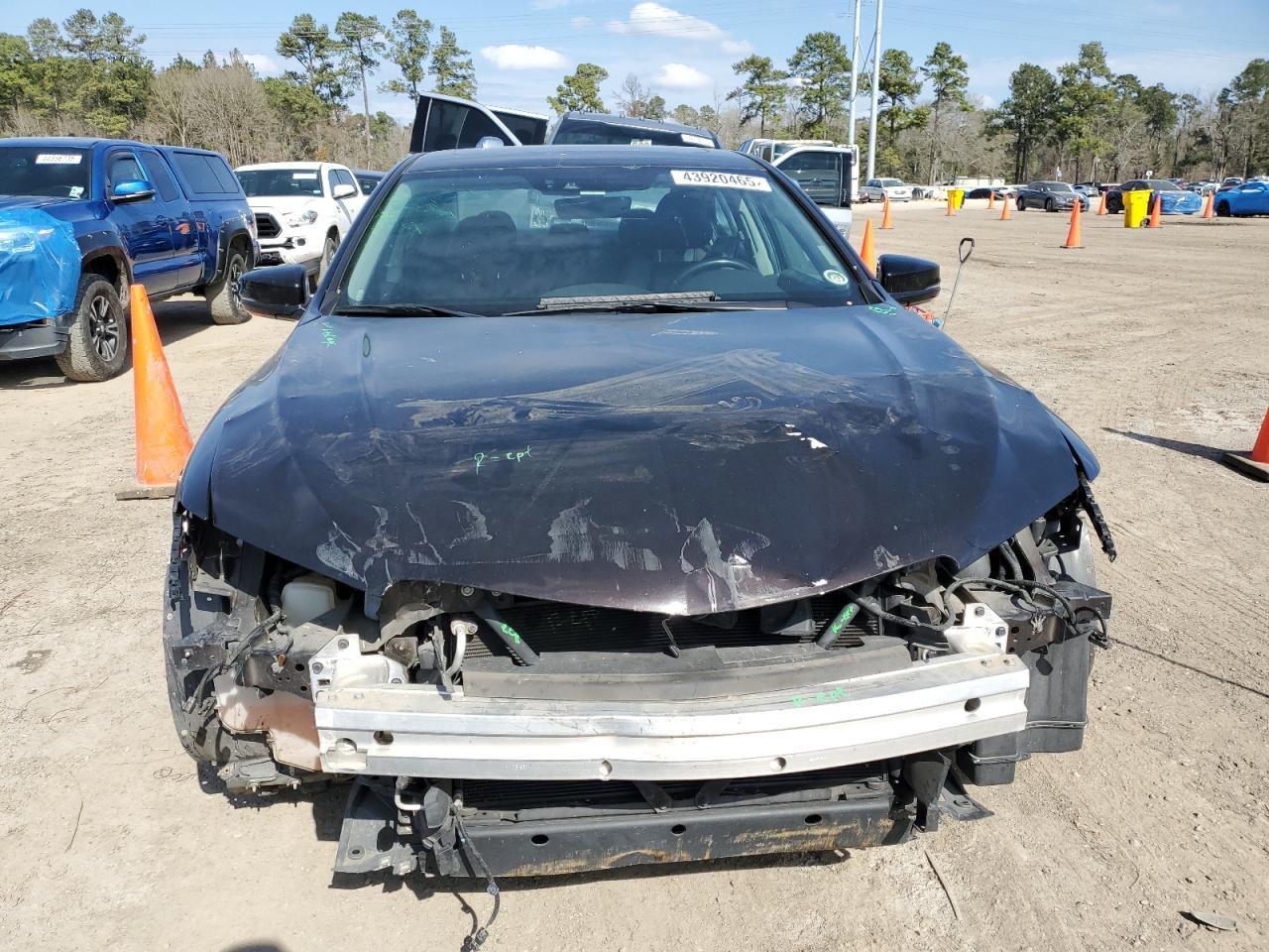 2015 Acura TLX VIN 19UUB1F53FA022597 Copart auction photo, front end damage thumbnail 5