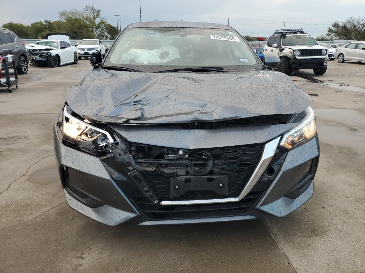 2022 Nissan Sentra VIN 3N1AB8CV3NY275141 Copart auction photo, front end damage thumbnail 5