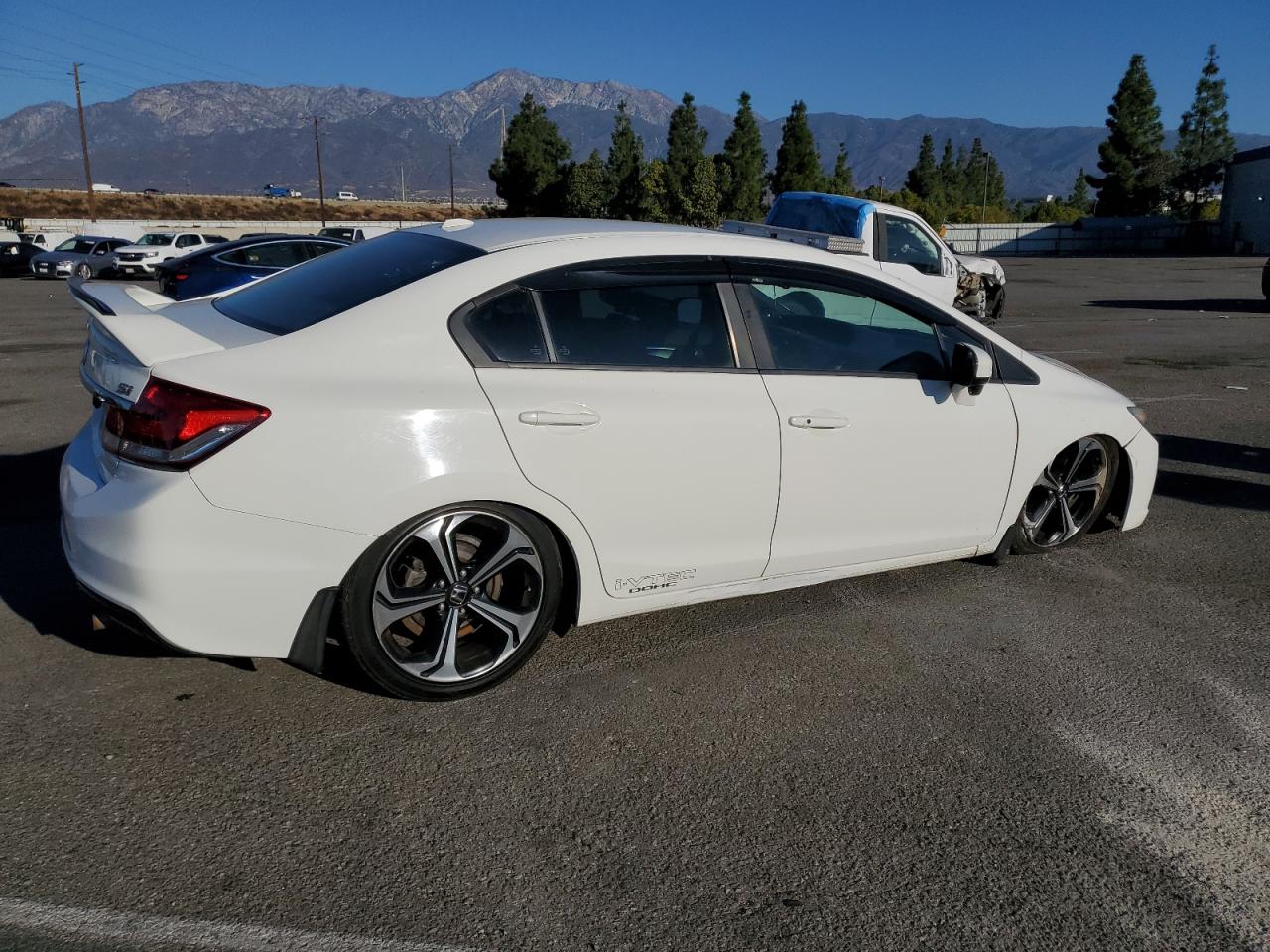 2015 Honda Civic VIN 2HGFB6E51FH703107 Copart auction photo, undercarriage damage thumbnail 3
