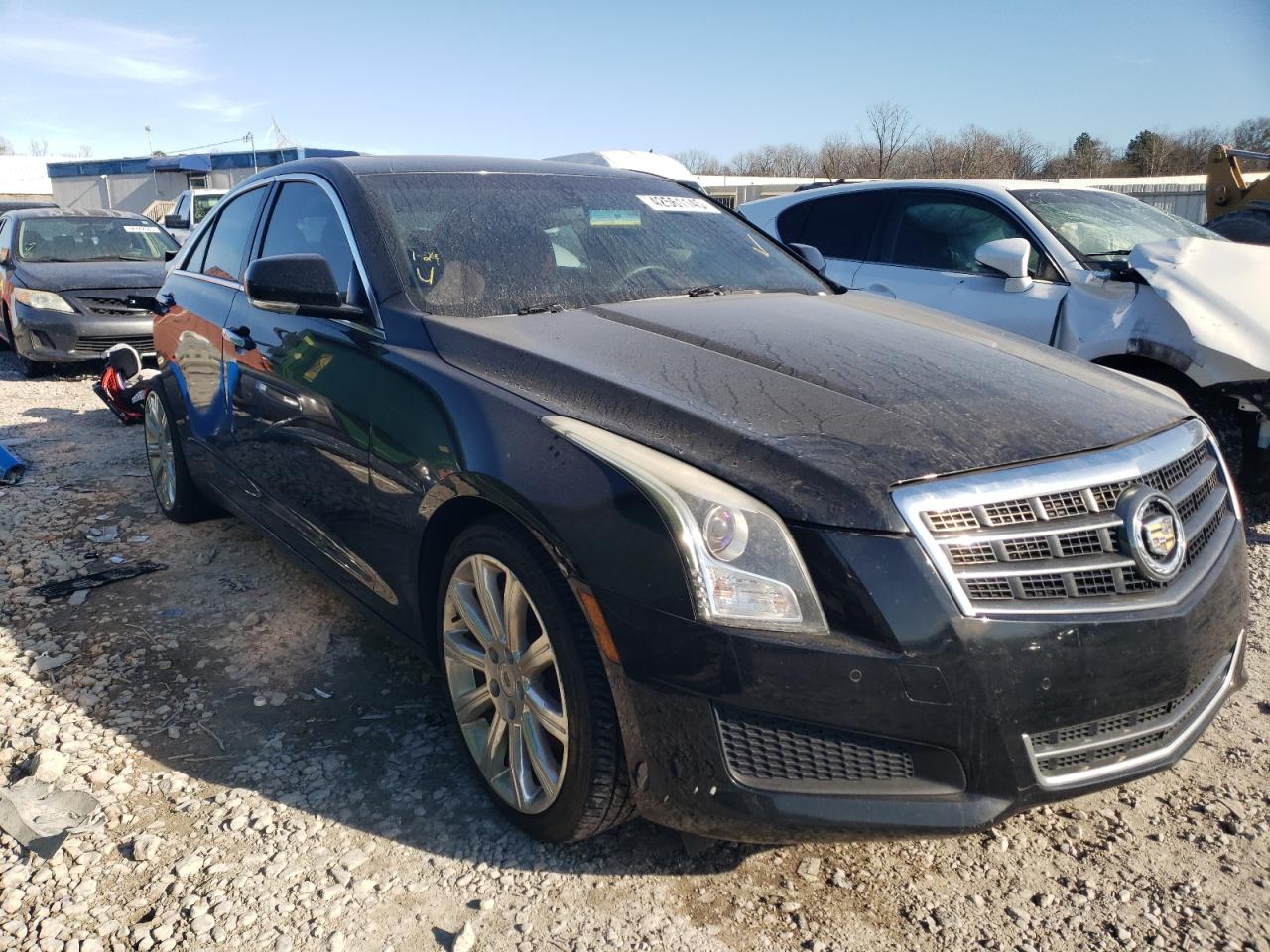 2014 Cadillac ATS VIN 1G6AB5RA4E0113886 Copart auction photo, rear end damage thumbnail 4
