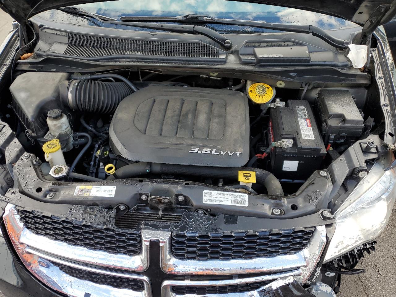 2018 Dodge Caravan VIN 2C4RDGBG5JR137831 Copart auction photo, front end / mechanical damage thumbnail 12