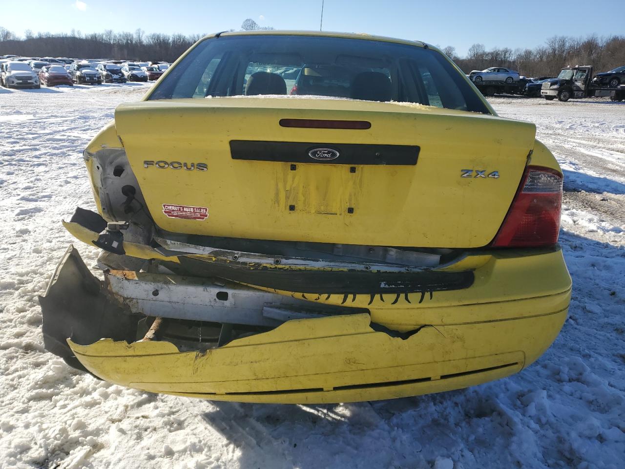 2006 Ford Focus VIN 1FAFP34N76W229946 Copart auction photo, rear end / water/flood damage thumbnail 6