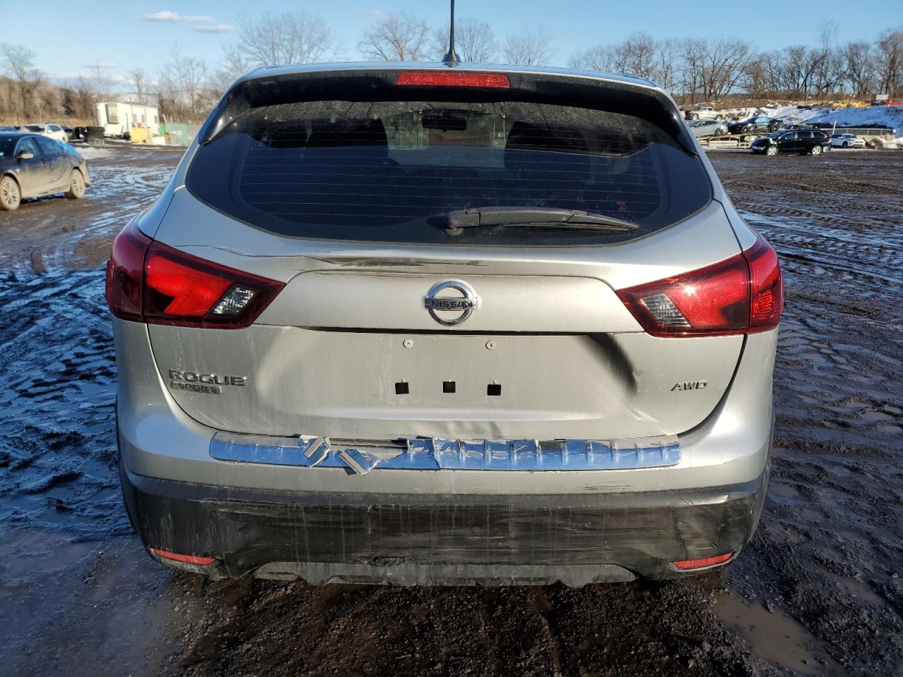 2019 Nissan Rogue VIN JN1BJ1CR2KW626884 Copart auction photo, side / rear end damage thumbnail 6