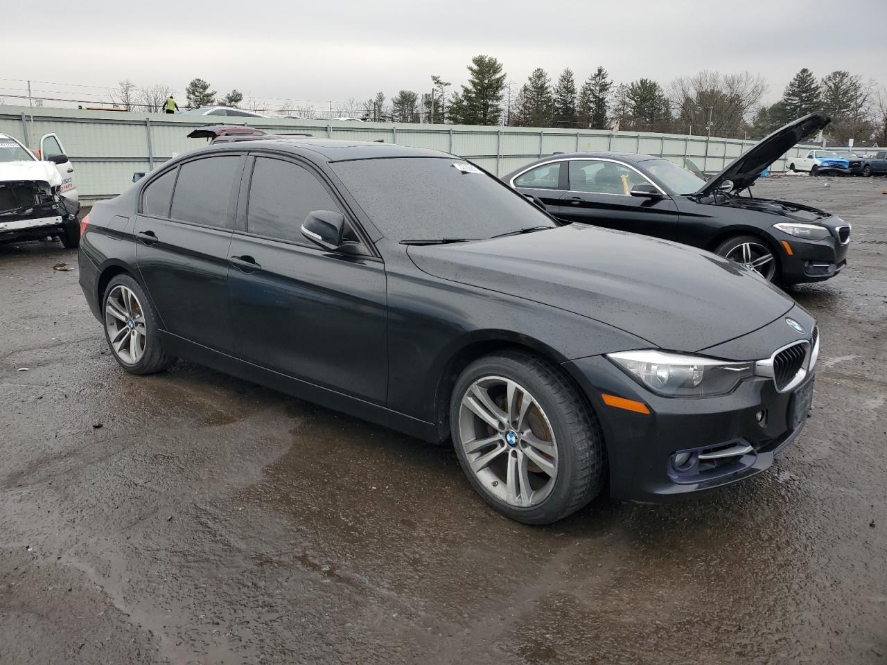 2014 BMW 3er VIN WBA3B5C51EP539640 Copart auction photo, minor dent/scratches damage thumbnail 4