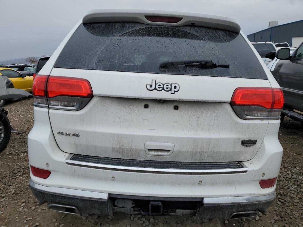 2014 Jeep Grand Cherokee VIN 1C4RJFJG3EC556974 Copart auction photo, front end / side damage thumbnail 6