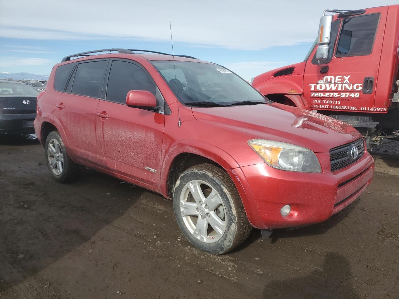 2007 Toyota RAV 4 VIN JTMBK32V476013841 Copart auction photo, rear end damage thumbnail 4