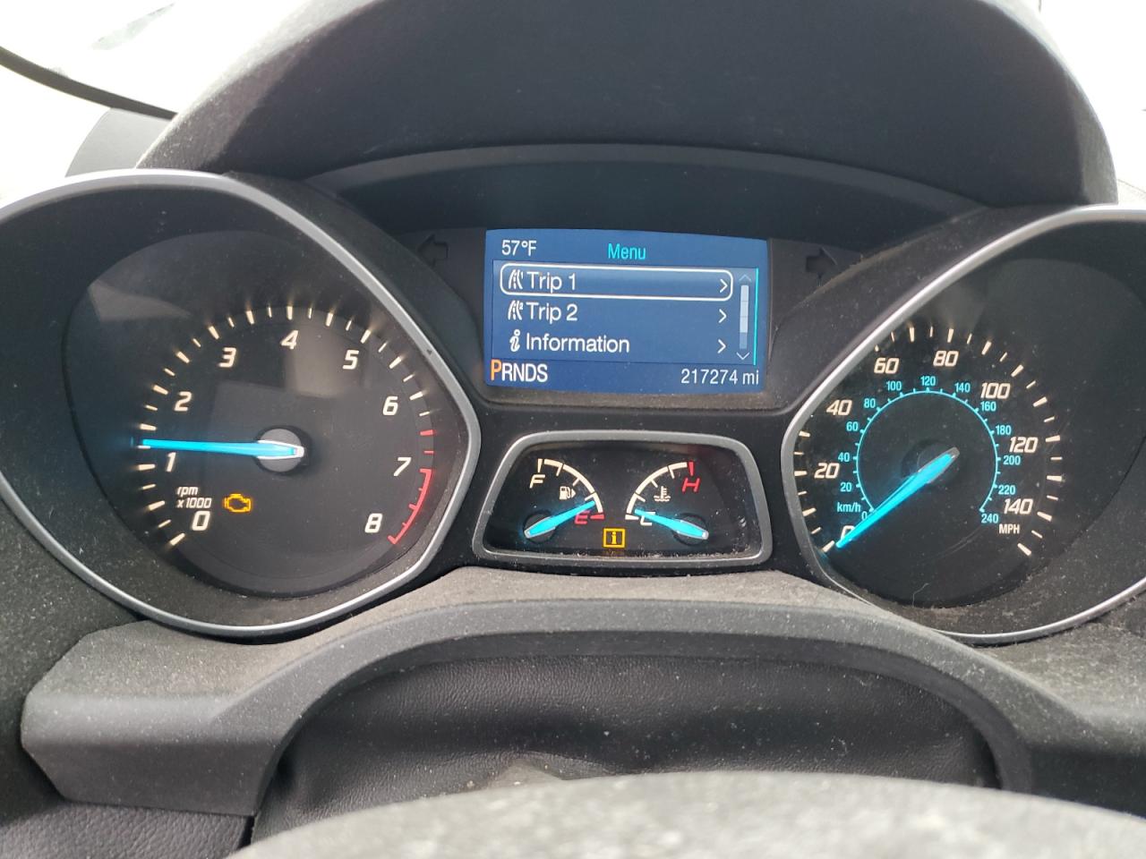 2014 Ford Escape VIN 1FMCU0GX4EUC16384 Copart auction photo, mechanical damage thumbnail 9