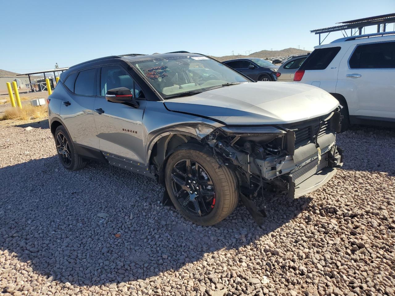 2023 Chevrolet Blazer VIN 3GNKBDR41PS187081 Copart auction photo, front end damage thumbnail 4
