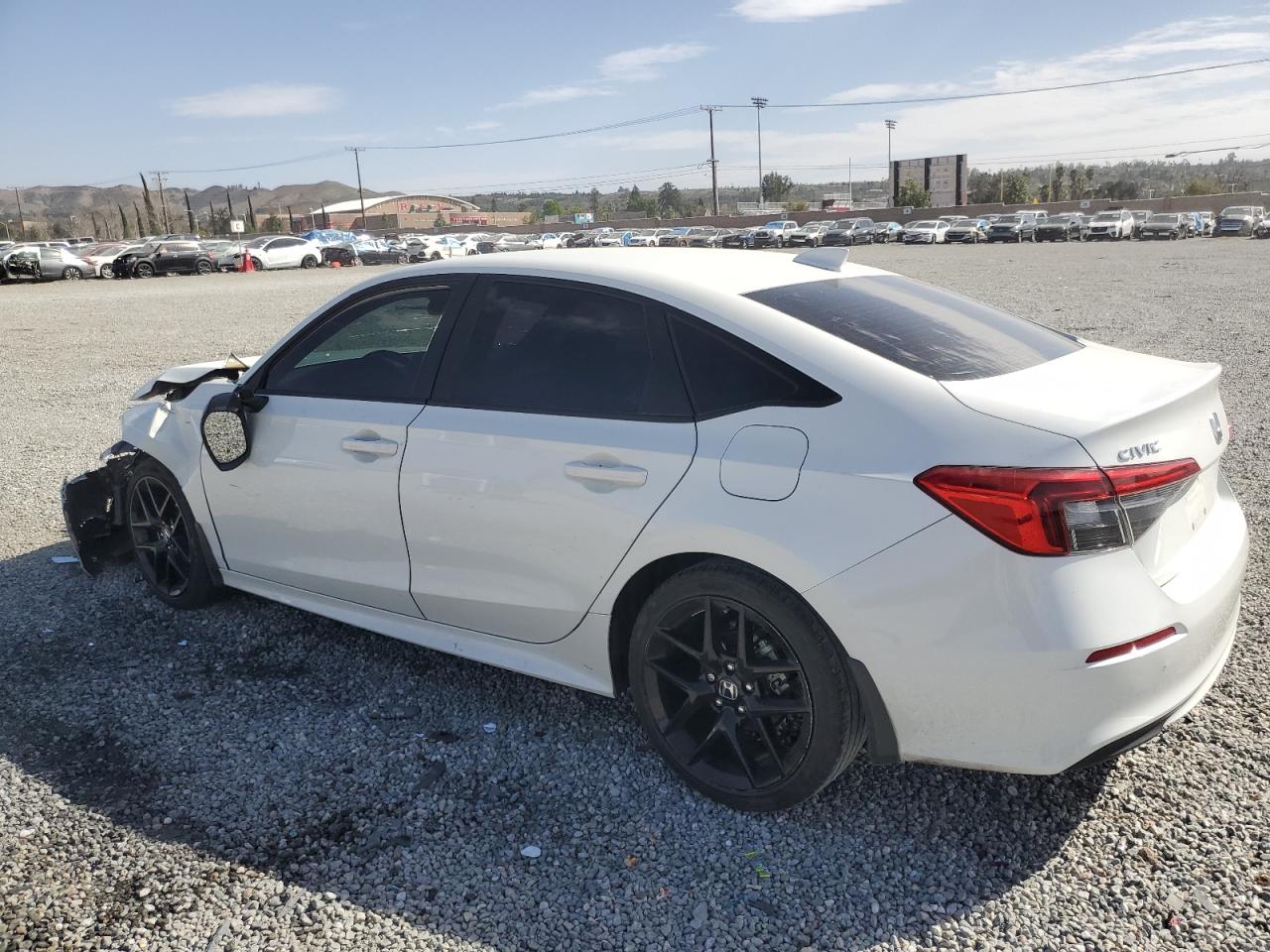 2022 Honda Civic VIN 2HGFE2F55NH565648 Copart auction photo, front end / side damage thumbnail 2