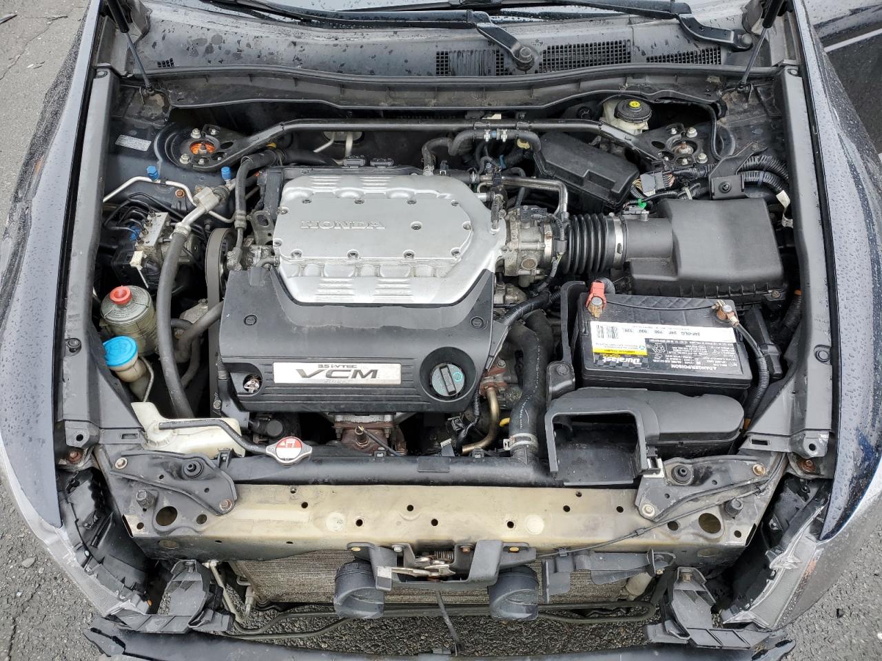 2008 Honda Accord VIN 1HGCP368X8A036129 Copart auction photo, front end / side damage thumbnail 11