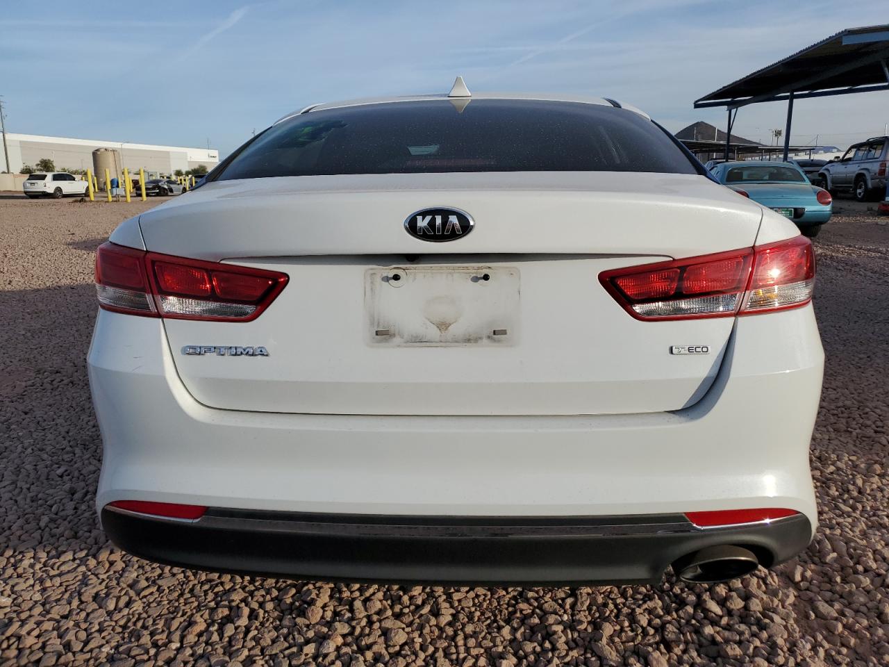 2016 KIA Optima VIN 5XXGT4L11GG010076 Copart auction photo, front end damage thumbnail 6