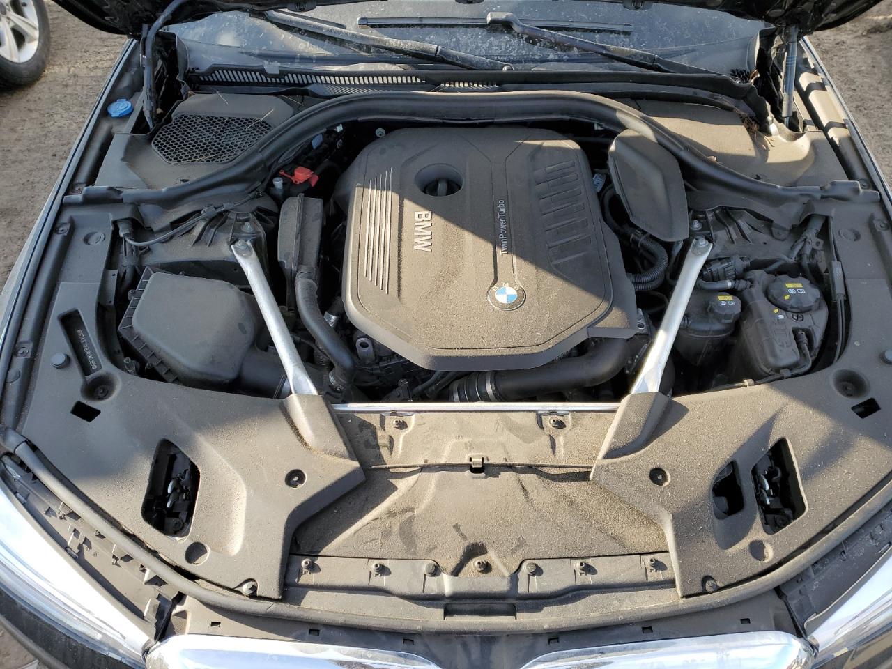 2018 BMW 5er VIN WBAJE7C58JWC56388 Copart auction photo, rear end / side damage thumbnail 11