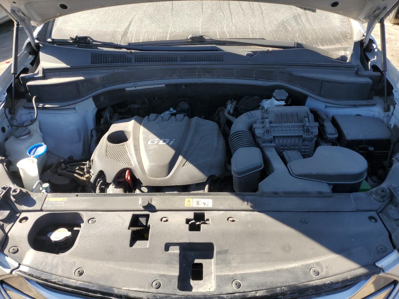 2015 Hyundai Santa Fe VIN 5XYZTDLB8FG300570 Copart auction photo, rear end damage thumbnail 12