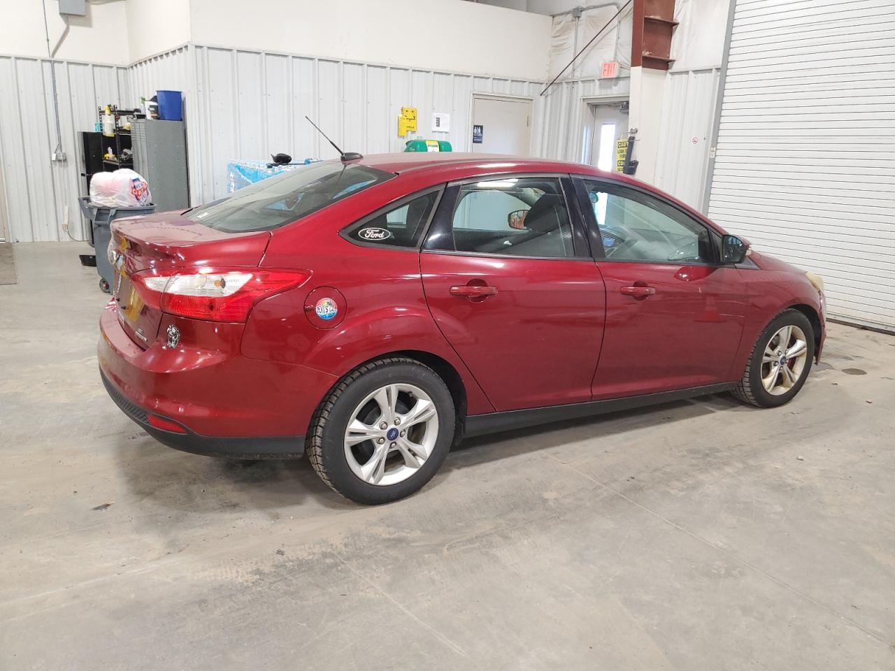 2013 Ford Focus VIN 1FADP3F20DL253031 Copart auction photo, side / front end damage thumbnail 3