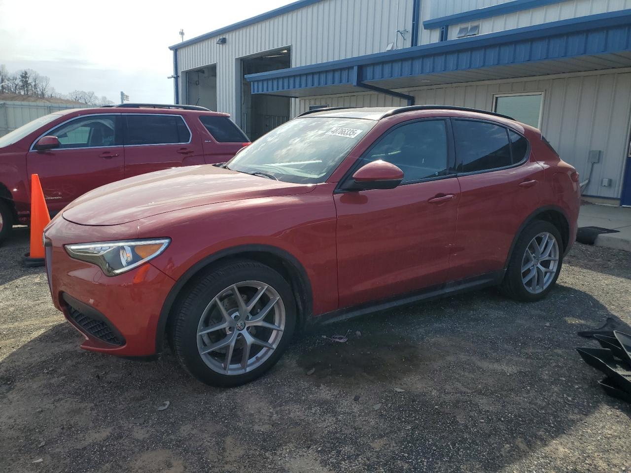 2018 Alfa Romeo Stelvio VIN ZASFAKNN4J7B75102 - Copart auction photo