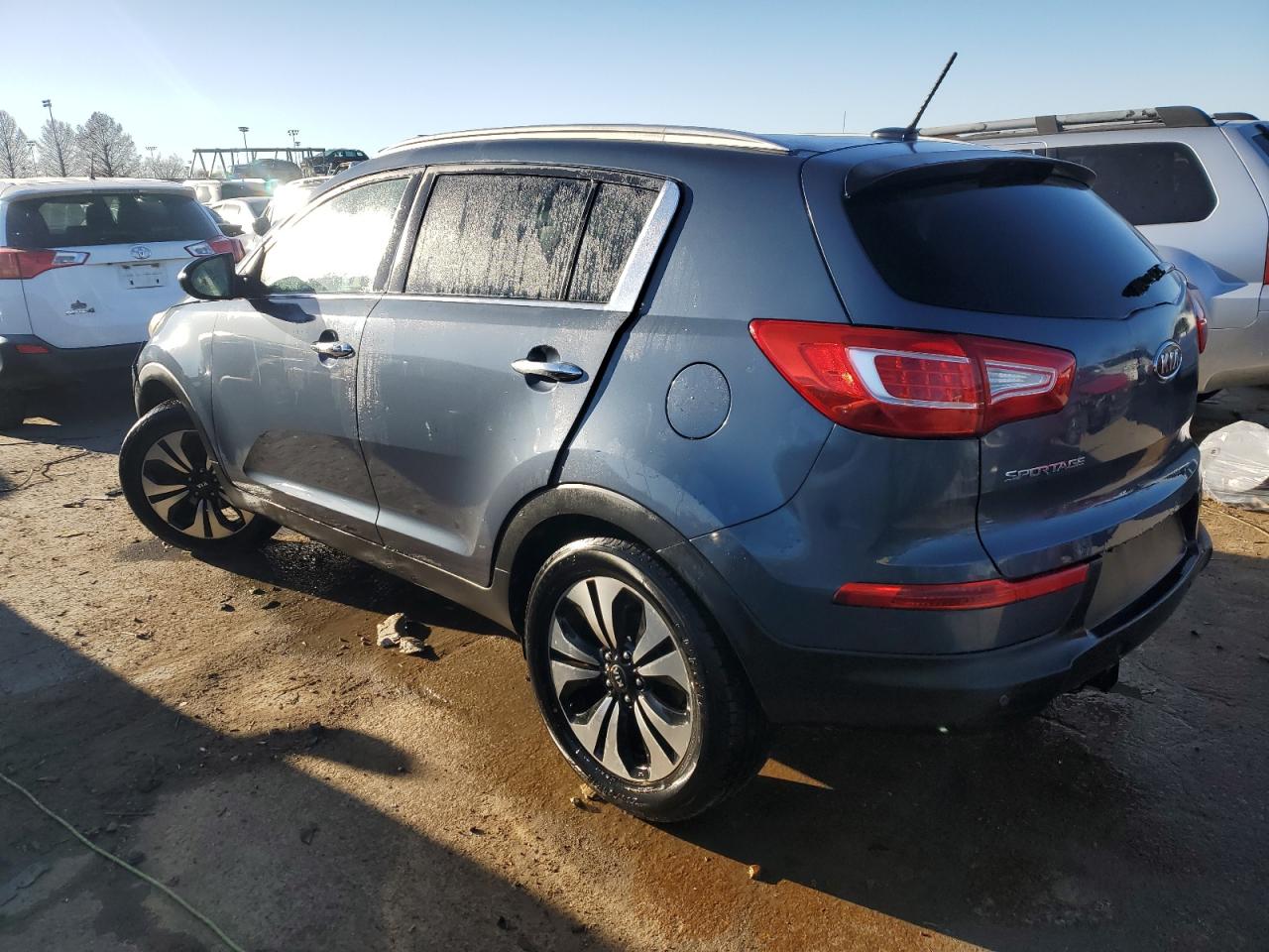 2012 KIA Sportage VIN KNDPC3A22C7174574 Copart auction photo, front end / side damage thumbnail 2