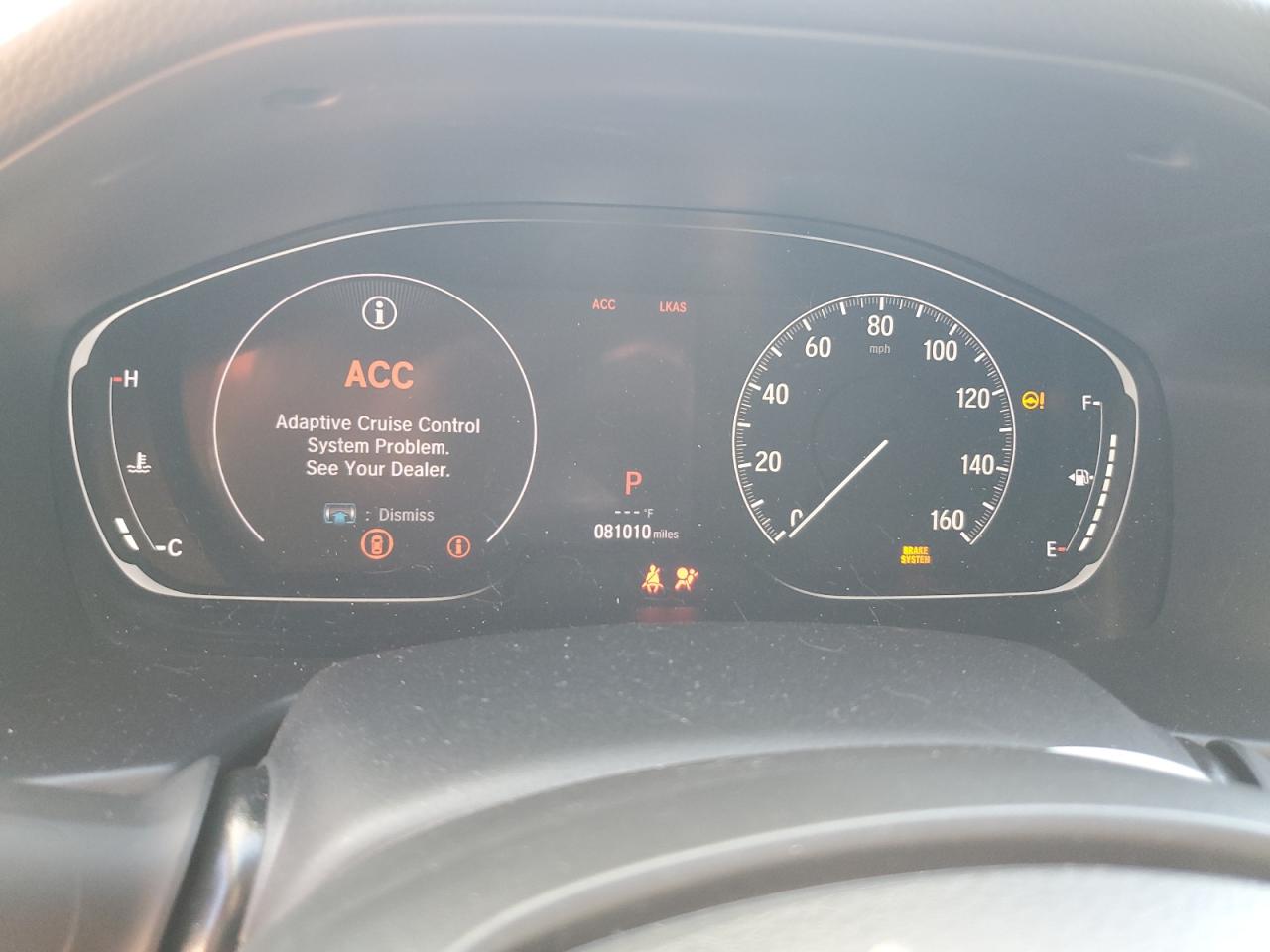 2020 Honda Accord VIN 1HGCV2F98LA005740 Copart auction photo, side / front end damage thumbnail 9