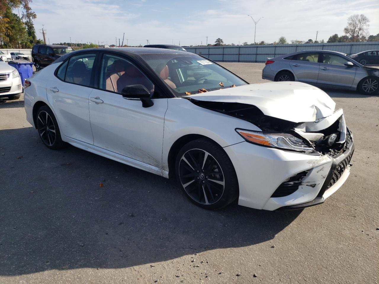 2020 Toyota Camry VIN 4T1K61AK1LU338853 Copart auction photo, front end / rear end damage thumbnail 4