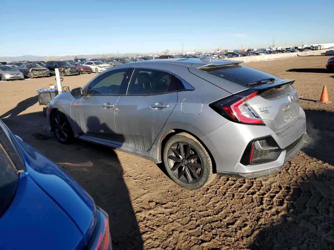 2020 Honda Civic VIN SHHFK7H67LU202344 Copart auction photo, side damage thumbnail 2