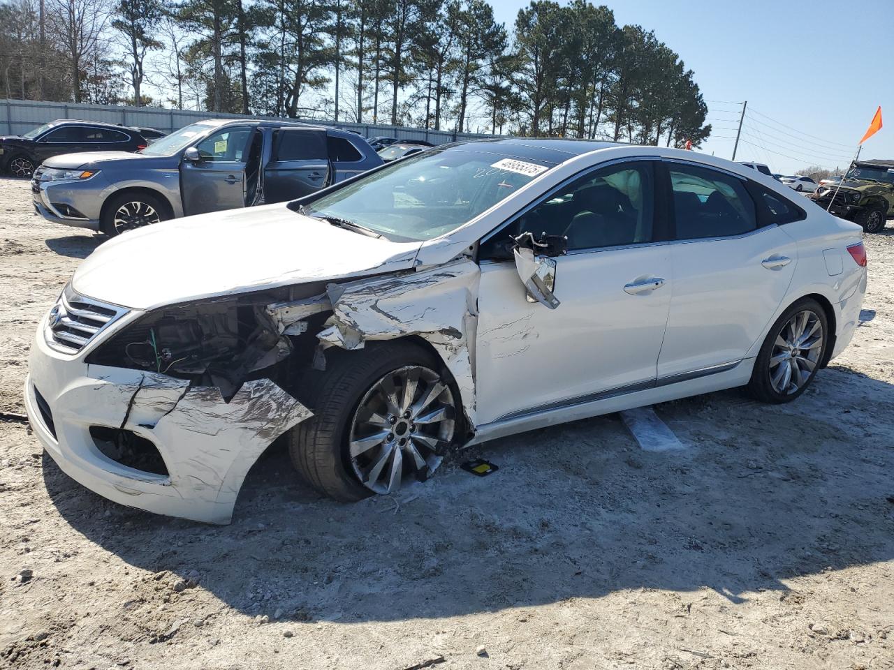 2012 Hyundai Azera VIN KMHFH4JG7CA192033 - Copart auction photo