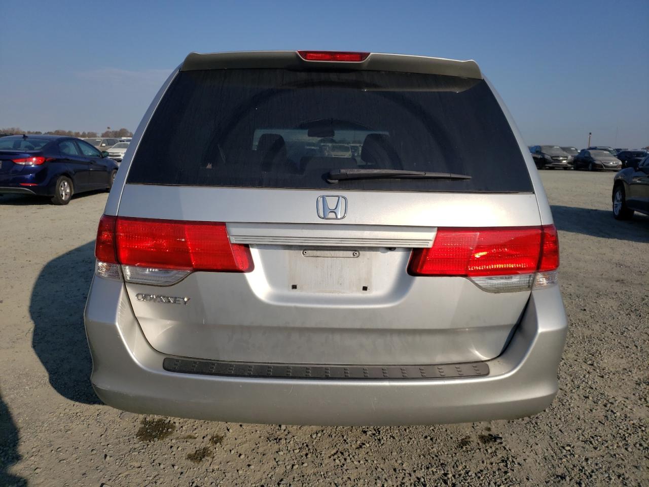 2008 Honda Odyssey VIN 5FNRL38668B038984 Copart auction photo, front end / side damage thumbnail 6