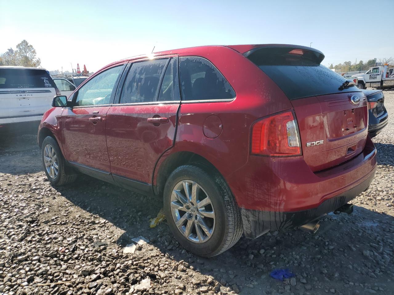 2014 Ford Edge VIN 2FMDK3JC1EBB18078 Copart auction photo, front end damage thumbnail 2