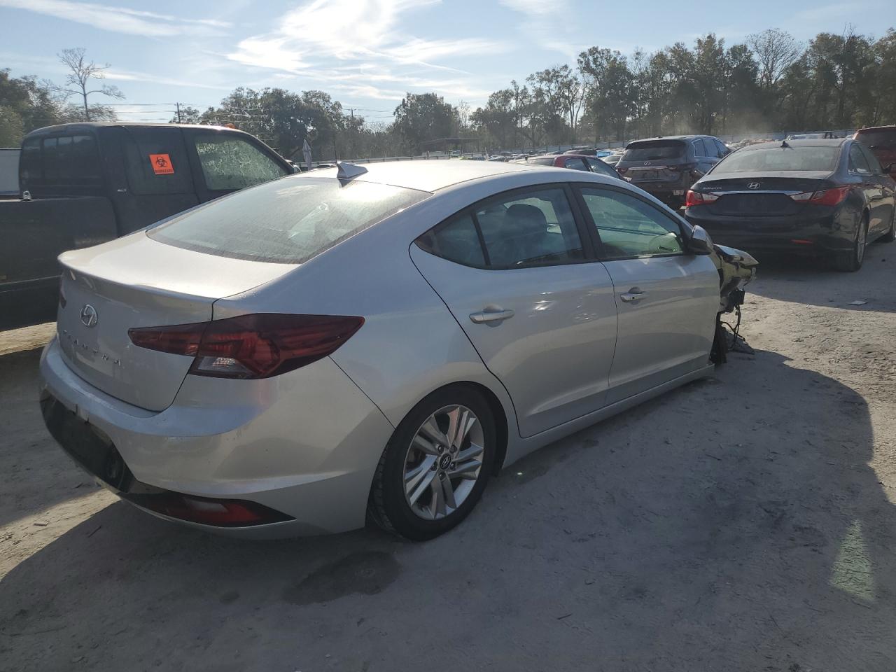 2019 Hyundai Elantra VIN 5NPD84LF2KH414677 Copart auction photo, front end / undercarriage damage thumbnail 3