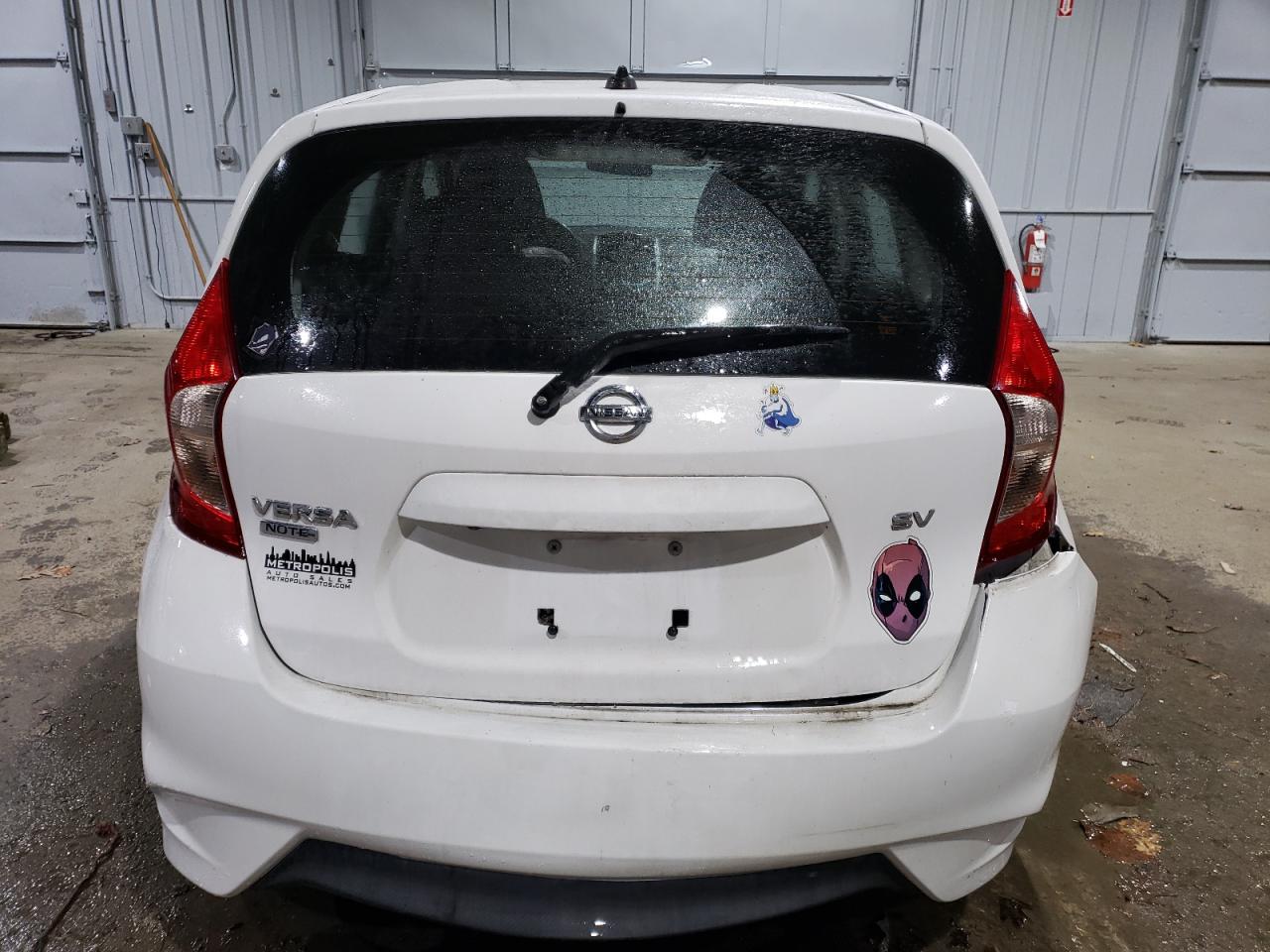 2017 Nissan Versa VIN 3N1CE2CP1HL367350 Copart auction photo, front end / rear end damage thumbnail 6